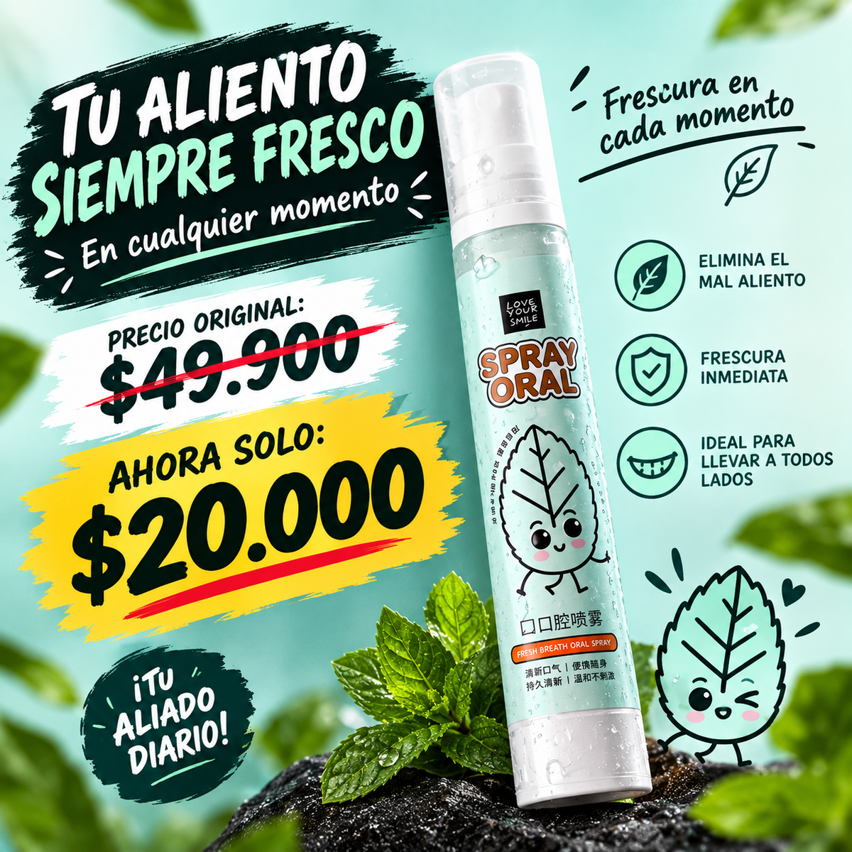 890188-SPRAY BUCAL MENTA